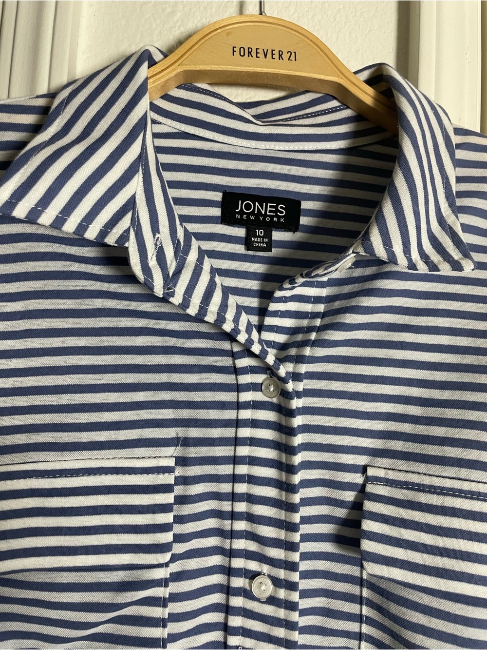 Jones New York Womens Mini Collared Shirtdress - Picture 3 of 5